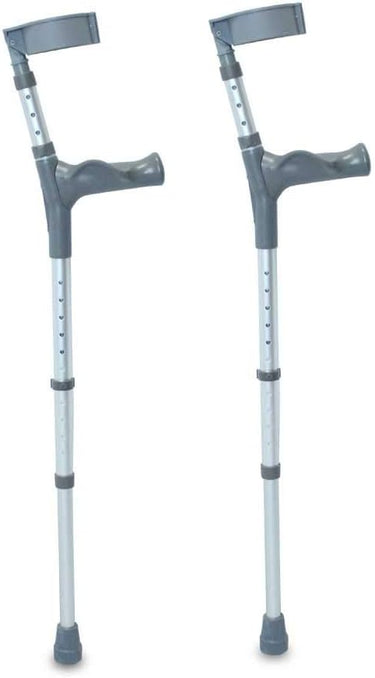 NRS Healthcare - Par de Muletas ajustables, con agarre cómodo
